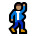 🕺🏽 man dancing: medium skin tone display on Windows